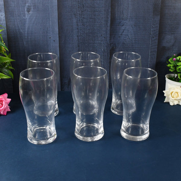 Juice water Glass Tumbler Pure Glass (6 Pcs Set) - justgrabit.in | Just Grab It