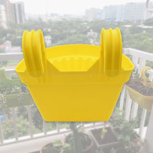 Multicolor Hanging Plastic Planters Orchid Relling , For Plantation, Planters for Balcony and Home Gardening, Indoor, Outdoor (1 Pc ) - Justgrabit Inc.