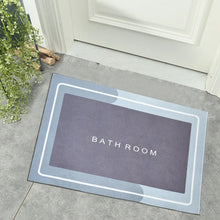 Square Bathroom mat Water Absorbent mats Diatomite Door Mat Anti - Slip Bath Mat Quick Drying Absorbent mat for Home, Kitchen (57x38cm) - justgrabit.in | Just Grab It