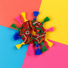 Traditional Multicolor Navratri Hair Bun (1 Pc) - justgrabit.in | Just Grab It
