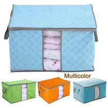 Premium Quilted Foldable Storage Bag with Transparent Window - Justgrabit Inc.