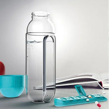 Multi - Use Pill & Water Bottle for Travel (600 Ml, Mix Color) - Justgrabit Inc.