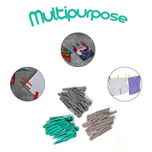36Pcs MULTIPURPOSE PLASTIC CLOTH HANGING PEGS / CLIPS - 36 PCS - justgrabit.in | Just Grab It