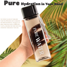 Premium 450ml Square Shape Plastic Water Bottle (1 Pc) - justgrabit.in | Just Grab It