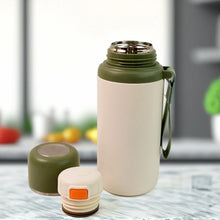 Stainless Steel Mug / Bottle Vacuum Insulated Cup With Handle, Small Cup & Straw (650 ML) - justgrabit.in | Just Grab It