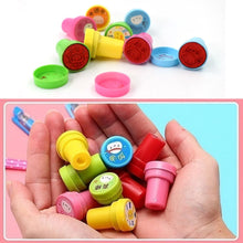 Emoticon Stamps 8 pieces in Round Shape Stamp for Kids Theme Stamps for School Craft & Prefect Gift for Teachers, Parents and Students (Multicolor) - Justgrabit Inc.