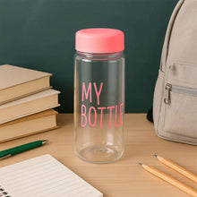 350 ml Approx Transparent Plastic Water Bottle with Leakproof Lid (1 Pc) - Justgrabit Inc.