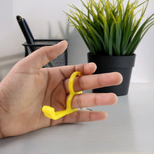 2 - in - 1 Plastic Dual - Finger Mobile Stand cum Keyring (1 Pc, Mixed Color) - justgrabit.in | Just Grab It