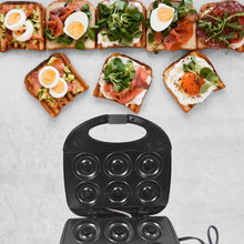 Electric Donut Maker 750W – 6 Cavity(1 Pc / With 2 PIN Plug Converter 1 Pc ) - justgrabit.in | Just Grab It