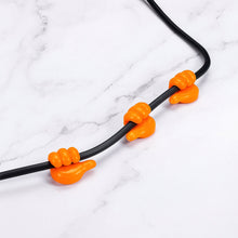 Orange Multifunctional Multi functional Hand Shape Wall Clip Hanger Keys Cable Holder - justgrabit.in | Just Grab It