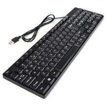 Wired USB 102 Keys, Ergonomic Portable Typewriter Keyboard Home Office, Plug and Play - justgrabit.in | Just Grab It