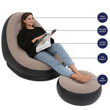 Portable Indoor/Outdoor Air Sofa, couch & Pump - justgrabit.in | Just Grab It