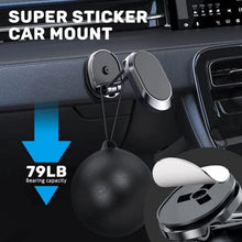 360° Rotating Magnetic Car Phone Holder in Metal (1 Pc, Folding) - justgrabit.in | Just Grab It