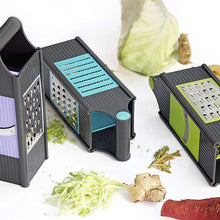 Steel and Plastic 4 in 1 Vegetable & Fruit Slicer Grater / Slicer (1 Pc) - justgrabit.in | Just Grab It