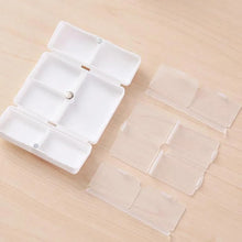 Magnetic Pill Organizer, 7 Compartments Portable Pill Case Travel Pill Organizer, Folding Design Pill Box for Purse Pocket to Hold Vitamins, Cod Liver Oil, Supplements, Medicine Box (1 Pc) - Justgrabit Inc.
