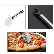 Stainless Steel Pizza Cutter, Pastry Cake Slicer, Sharp, Wheel Type - Justgrabit Inc.