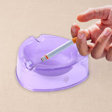 Oblivion Transparent Pueple Plastic Ashtray (1 Pc) - justgrabit.in | Just Grab It