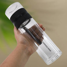 Outdoor Sport Glass Water Bottle With Steel Lid / 500 Ml Approx) - Justgrabit Inc.