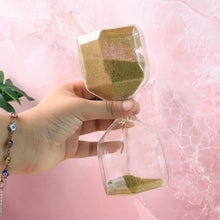 Faceted Glass Hourglass Sand Timer - (1 Pc / 4 Minutes Approx Time) - justgrabit.in | Just Grab It
