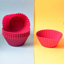 Silicone Cup Cake Mould (10 Pcs Set) - Justgrabit Inc.