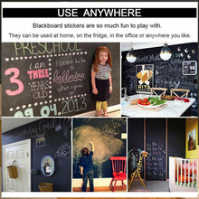Blackboard Erasable Wall Sticker Chalkboard Sticker Wall Stickers Mural - justgrabit.in | Just Grab It
