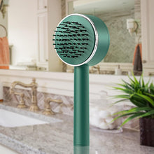 Air Cushion Massage Brush with Long Handle & Self - Cleaning Detangling Comb - justgrabit.in | Just Grab It