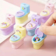 Fun & Functional! Toilet Sharpener with Eraser (2 Pc Set) - Justgrabit Inc.