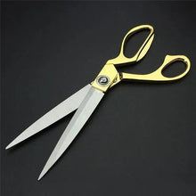 Stainless Steel Tailoring Scissor Sharp Cloth Cutting for Professionals (Golden) - justgrabit.in | Just Grab It