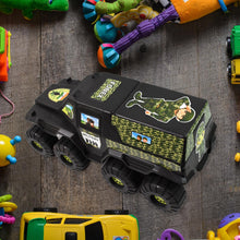 Big Military 8 - Wheel Plastic Car Toy (1 Pc) - justgrabit.in | Just Grab It