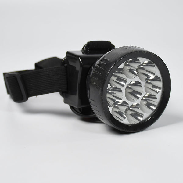 Head Lamp 9 Led Long Range Rechargeable Lamp Use For Farmers, Fishing - justgrabit.in | Just Grab It