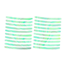 Car Wheel Hub Reflective Car Stickers, Night Warning (20 Pcs Set/ Multicolored) - justgrabit.in | Just Grab It