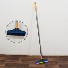 2 in 1 Cleaning Brush & Wiper , Long Handle Floor Brush, Rotatable Cleaning Brush for Bathroom, Kitchen, 120 Degree Triangular Rotating Brush Head with Wiper - justgrabit.in | Just Grab It