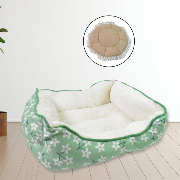 Pet Dog Bed General Thickening Dog Mat (1 Pc / Mix Design & Color) - justgrabit.in | Just Grab It