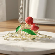 Decorative Berry Fruit Design Hair Claw Clip (1 Pc) - justgrabit.in | Just Grab It