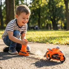 Launcher Bike Racing Toy for Kids with Manual Pull Launcher - justgrabit.in | Just Grab It