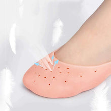 Anti - Crack Full Length Silicone Foot Protector Moisturizing Socks (1 Pair / Mix Size) - justgrabit.in | Just Grab It