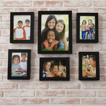 Premium Black Photo Frame Set 12 Pcs Wall Hanging Gallery Frames - justgrabit.in | Just Grab It