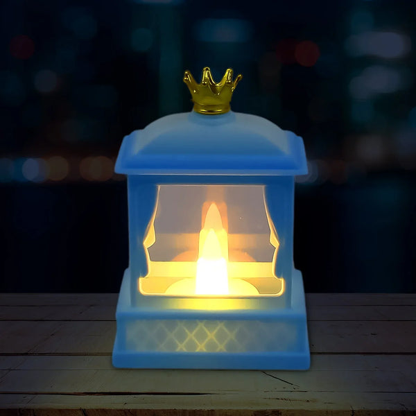 Acrylic Battery Operated Mini Square LED Lantern, Diwali (1Pc) - justgrabit.in | Just Grab It