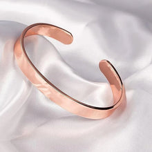 Elegant Rose Gold - Plated Open Cuff Bracelet Kada (1 Pc) - justgrabit.in | Just Grab It