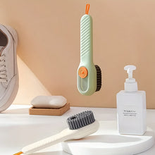 Cleaning Sponge Brush Liquid / Soap Dispenser & With 4 Refill Brush Heads (1 Set) - justgrabit.in | Just Grab It