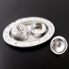 Oval Shape Special Puja Thali (1 Pc / Mix Design) - justgrabit.in | Just Grab It
