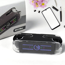 M12 Max Wireless Earbuds, Black Touch Control Bluetooth - justgrabit.in | Just Grab It