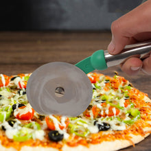 Kitchen Stainless Steel Wheel Pizza Cutter (1 pc) - justgrabit.in | Just Grab It