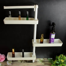 Kitchen Organization Rotating Shelf Storage Racks Multipurpose Adjustable (1 Set) - Justgrabit Inc.