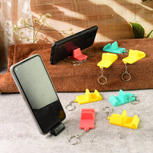 Plastic 2 - in - 1 Mobile Stand Keychain (9 Pc) - justgrabit.in | Just Grab It