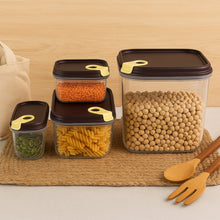 Ritu Push 'N' Lock Airtight Food Storage Container Set (4 Pc) - justgrabit.in | Just Grab It