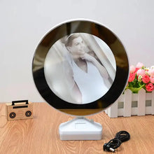 Plastic 2 in 1 Mirror Come Photo Frame with Led Light - Justgrabit Inc.