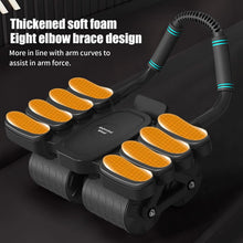 Automatic Rebound Abdominal Wheel with 8 Elbow Supports (1 Pc) - justgrabit.in | Just Grab It