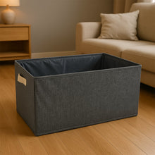 FOLDABLE CLOTH STORAGE BOX WITH HANDLES (47×28 CM) - justgrabit.in | Just Grab It