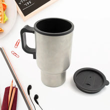 12V Car Charging Electric Kettle Mug (Silver) - Justgrabit Inc.